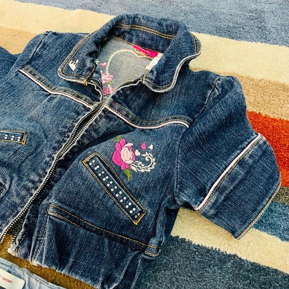 Kid size 6 Designer Denim Collection CK Gap Levi’s Disney Princess Jaacket - Picture 10 of 11